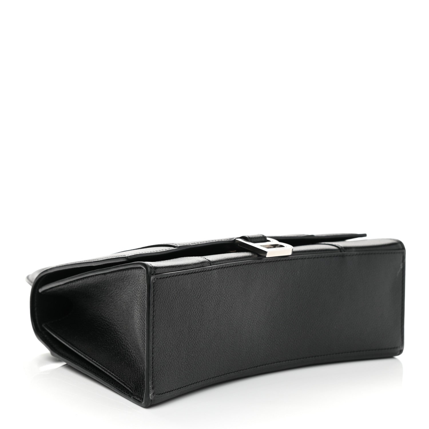 Balenciaga Grained Calfskin Medium Hourglass Top Handle Bag Black 3 of 10