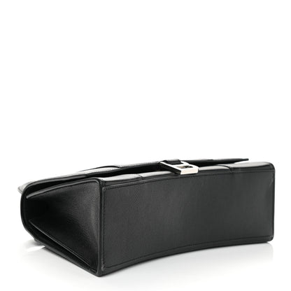 Balenciaga Grained Calfskin Medium Hourglass Top Handle Bag Black 3 of 10