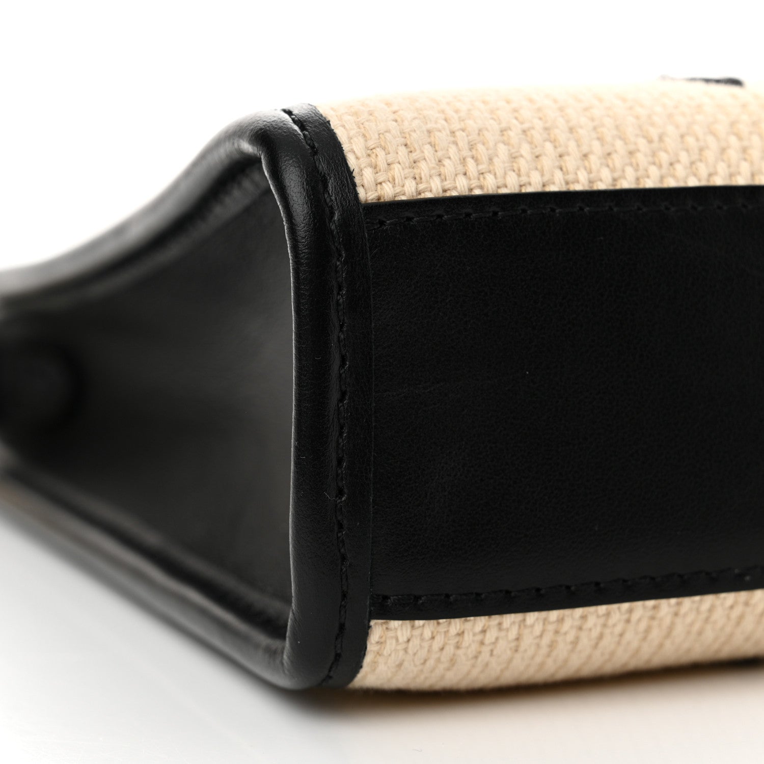 Louis Vuitton Raffia Calfskin Monogram Toiletry Pouch On Chain Beige Black 8 of 17