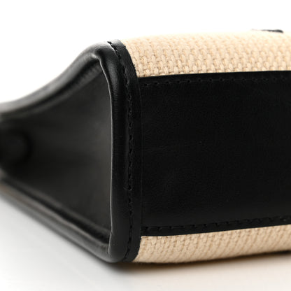 Louis Vuitton Raffia Calfskin Monogram Toiletry Pouch On Chain Beige Black 8 of 17