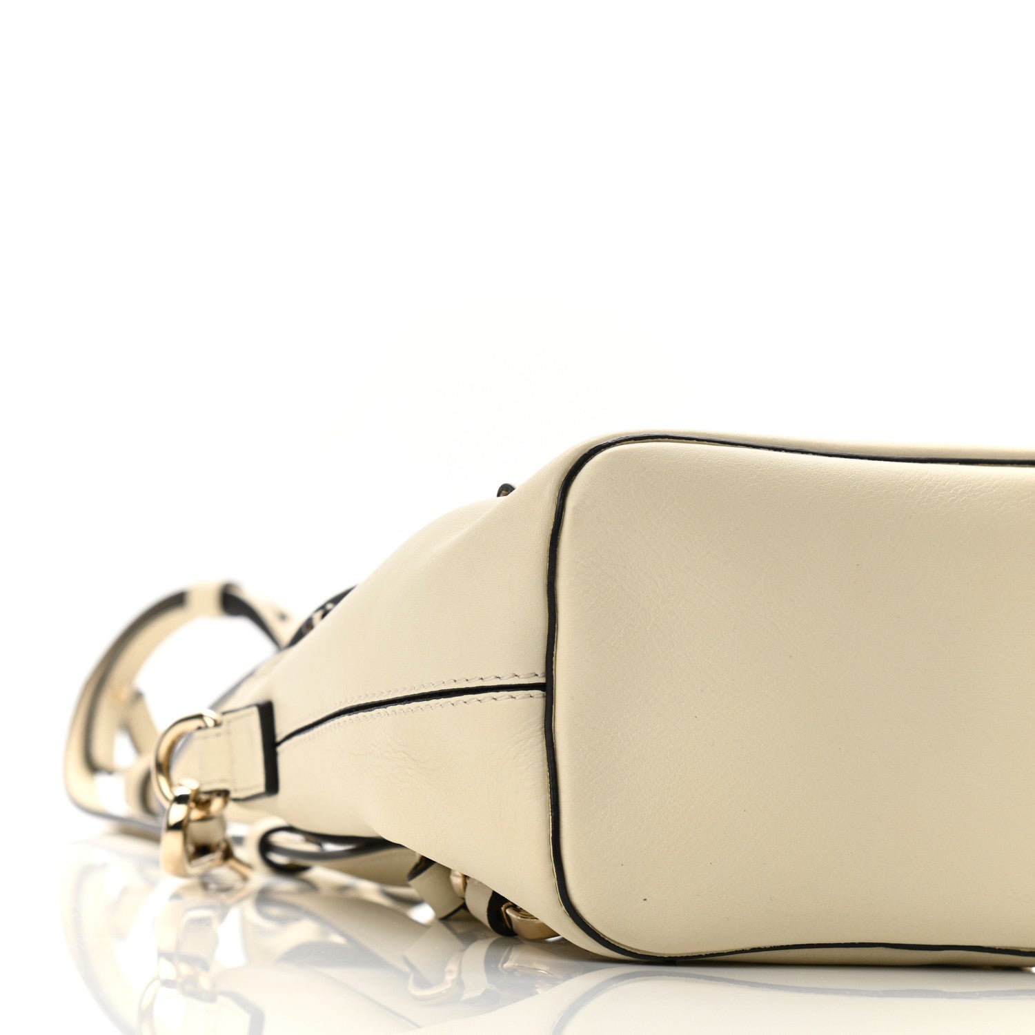 Chloe Suede Calfskin Mini Faye Backpack Off White 9 of 10