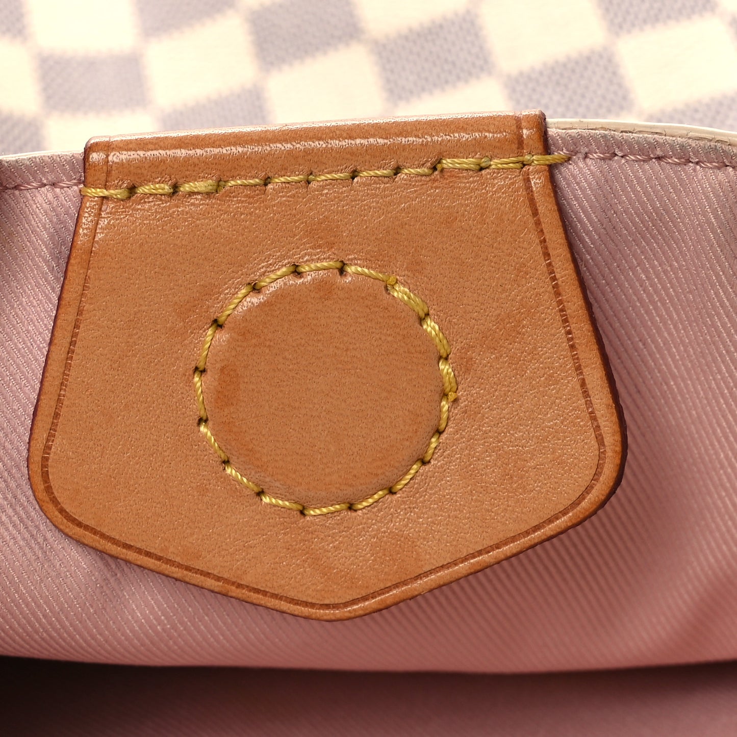 Damier Azur Graceful MM Rose Ballerine