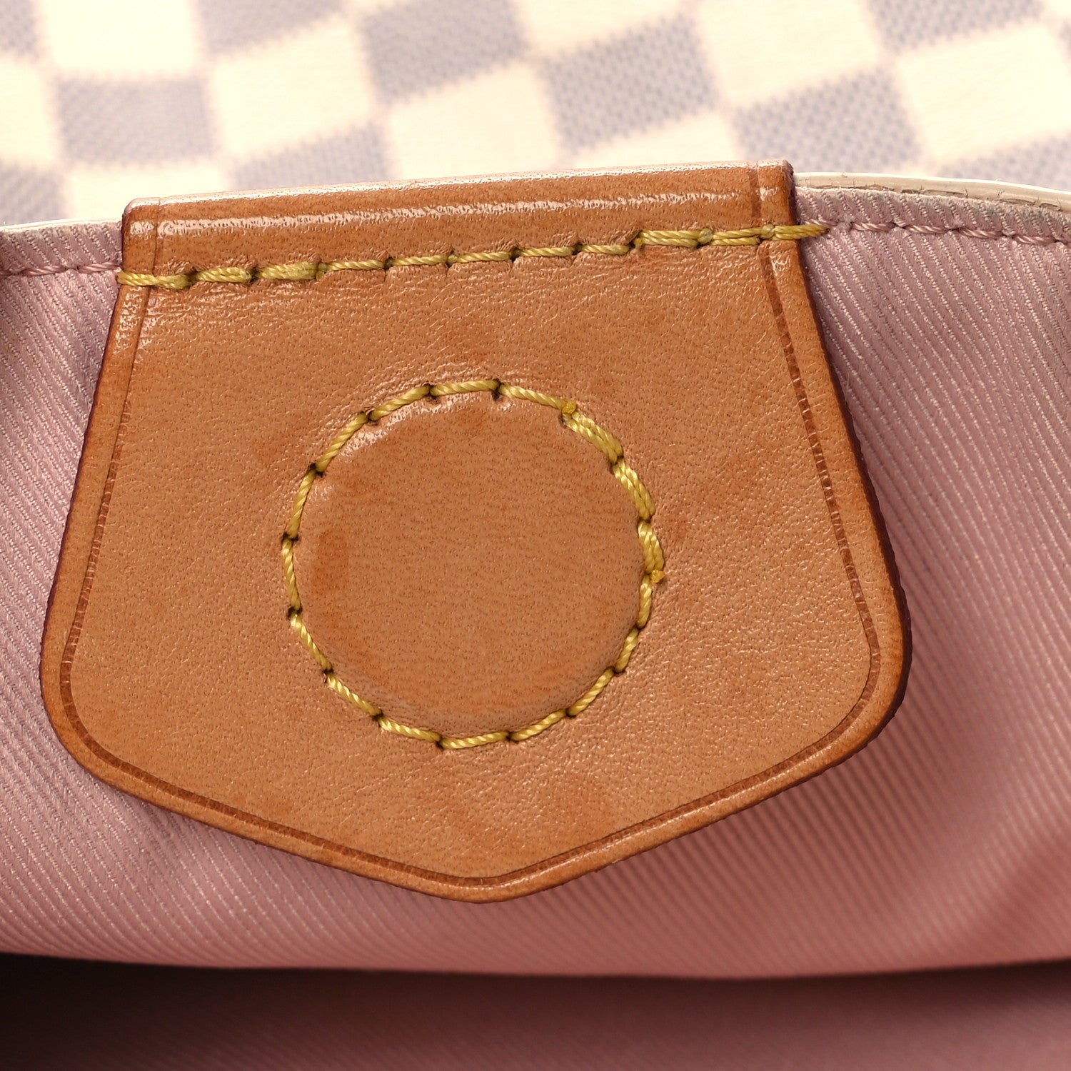 Louis Vuitton Damier Azur Graceful MM Rose Ballerine 11 of 16