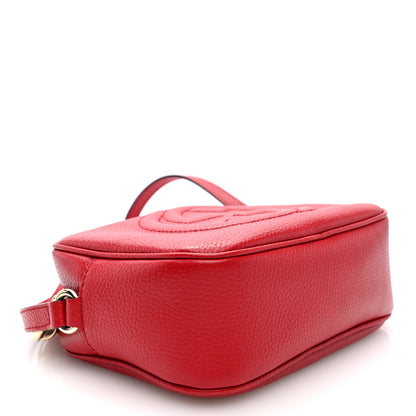 Gucci Pebbled Calfskin Small Soho Disco Bag Tabasco Red 4 of 10