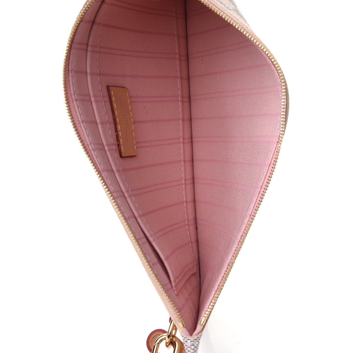 Damier Azur Neverfull MM GM Pochette Rose Ballerine