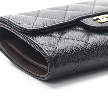 Chanel Caviar Quilted Small Flap Wallet Black 8 of 8