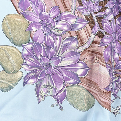 Hermes Silk Jardin Secret Scarf 90 4 of 6