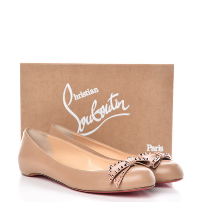 Christian Louboutin Nappa Ballalarina Flats 40.5 Nude 8 of 8