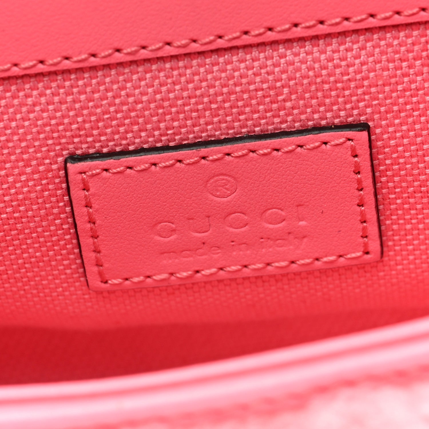 Gucci Shearling Matelasse Super Mini GG Marmont Shoulder Bag Lotus Pink 6 of 10