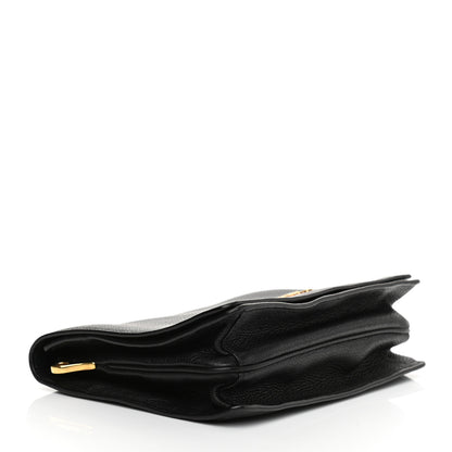 Prada Vitello Daino Flap Crossbody Black 3 of 10