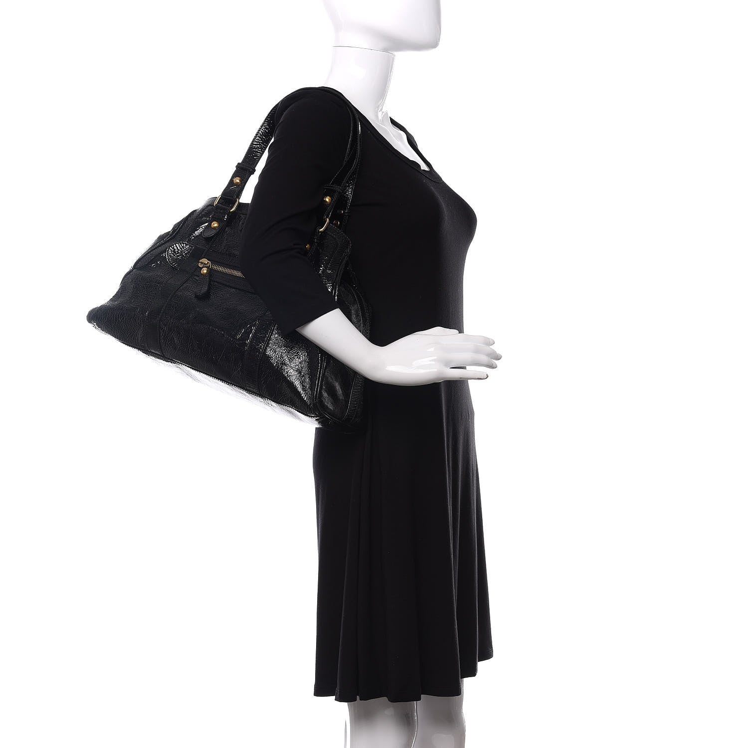 Fendi Vitello Naplak Small Bag De Jour Black 2 of 9