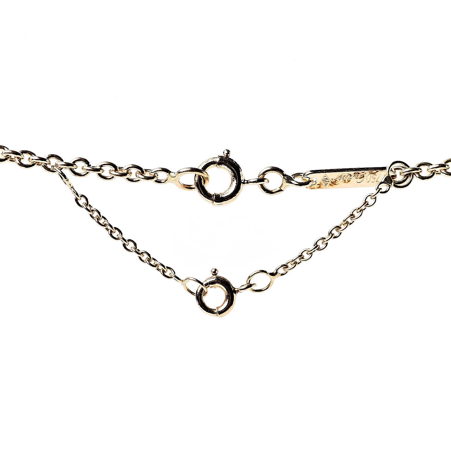 Cartier 18K Pink Yellow White Gold Baby Trinity Pendant Necklace 5 of 7