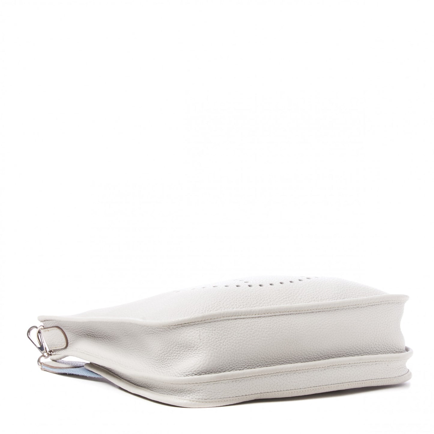 Taurillon Clemence Evelyne III PM Gris Perle Bleu Lin