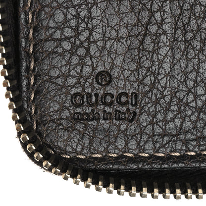 Gucci Guccissima Bamboo Tassel Zip Around Wallet Brown 6 of 10