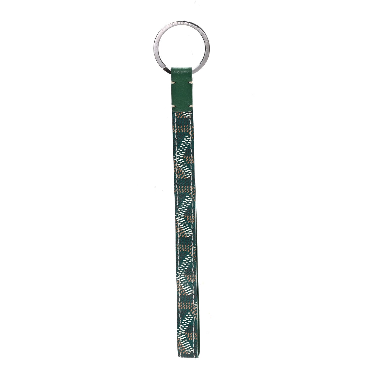 Goyard Goyardine Sesame Key Holder Green 1 of 6