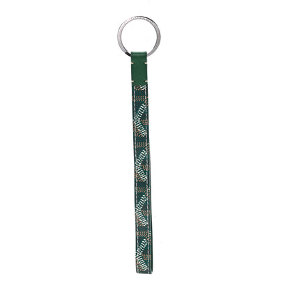 Goyard Goyardine Sesame Key Holder Green 1 of 6