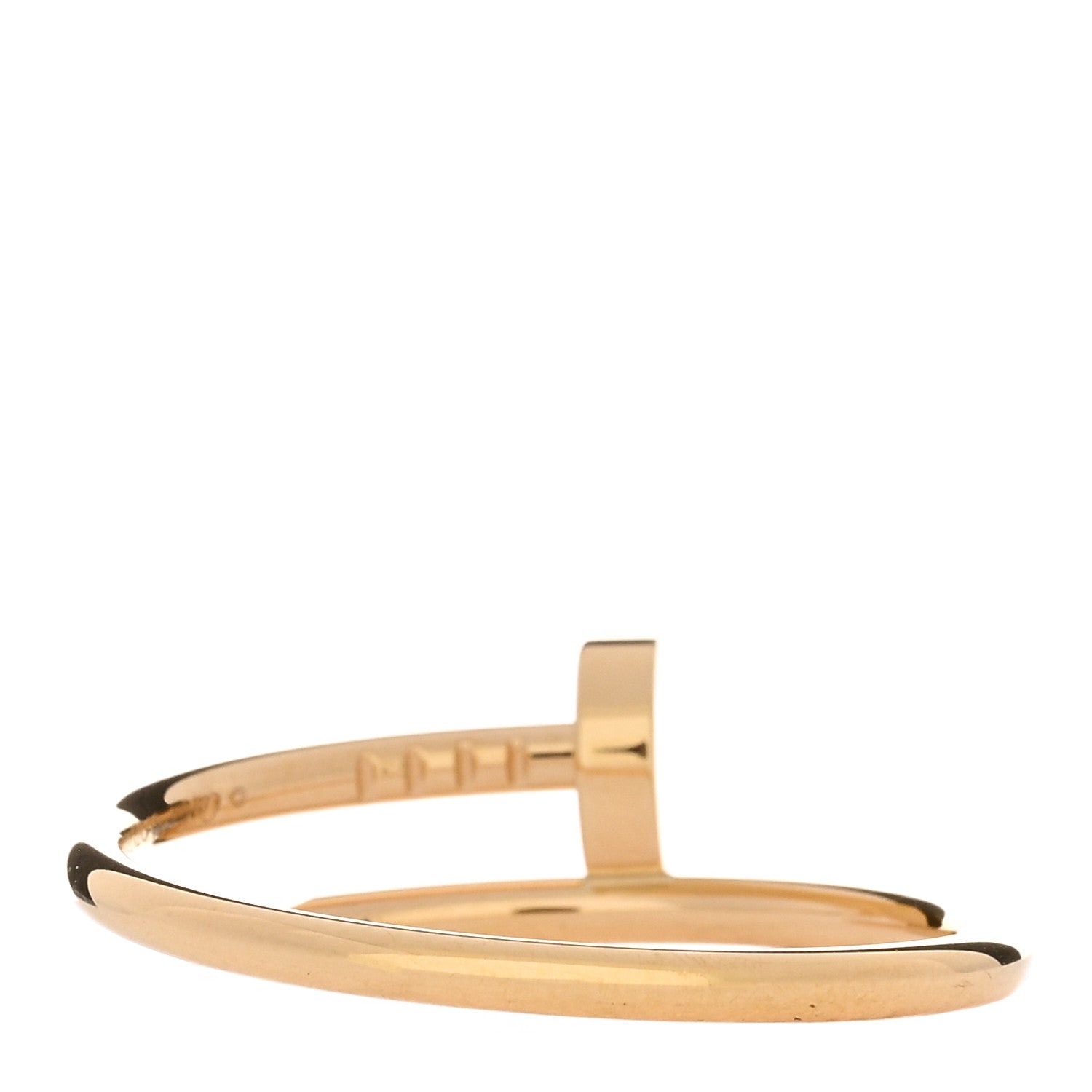 Cartier 18K Yellow Gold Small Juste Un Clou Ring 61 9.5 4 of 5