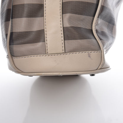 Burberry Smoked Check Medium Walden Belted Hobo Trench 16 of 17