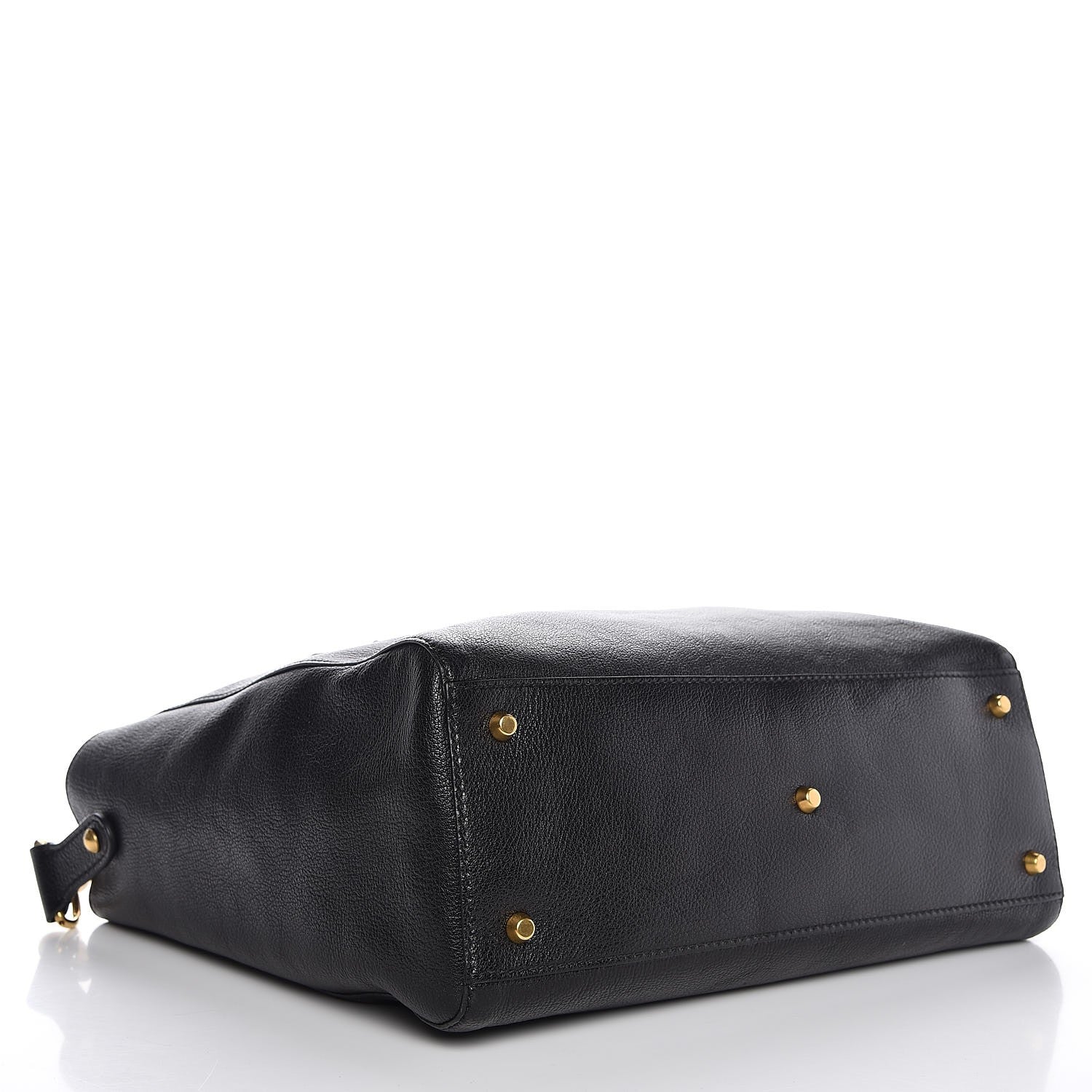Christian Dior Goatskin DIORANGELES Tote Black 5 of 9