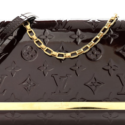 Louis Vuitton Vernis Ana Clutch Amarante 7 of 11