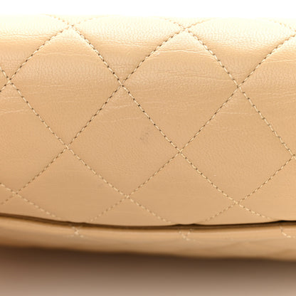 Chanel Lambskin Quilted Mini Square Flap Beige 13 of 14