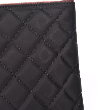 Chanel Nylon Quilted Medium Cosmetic Case Black 11 of 12