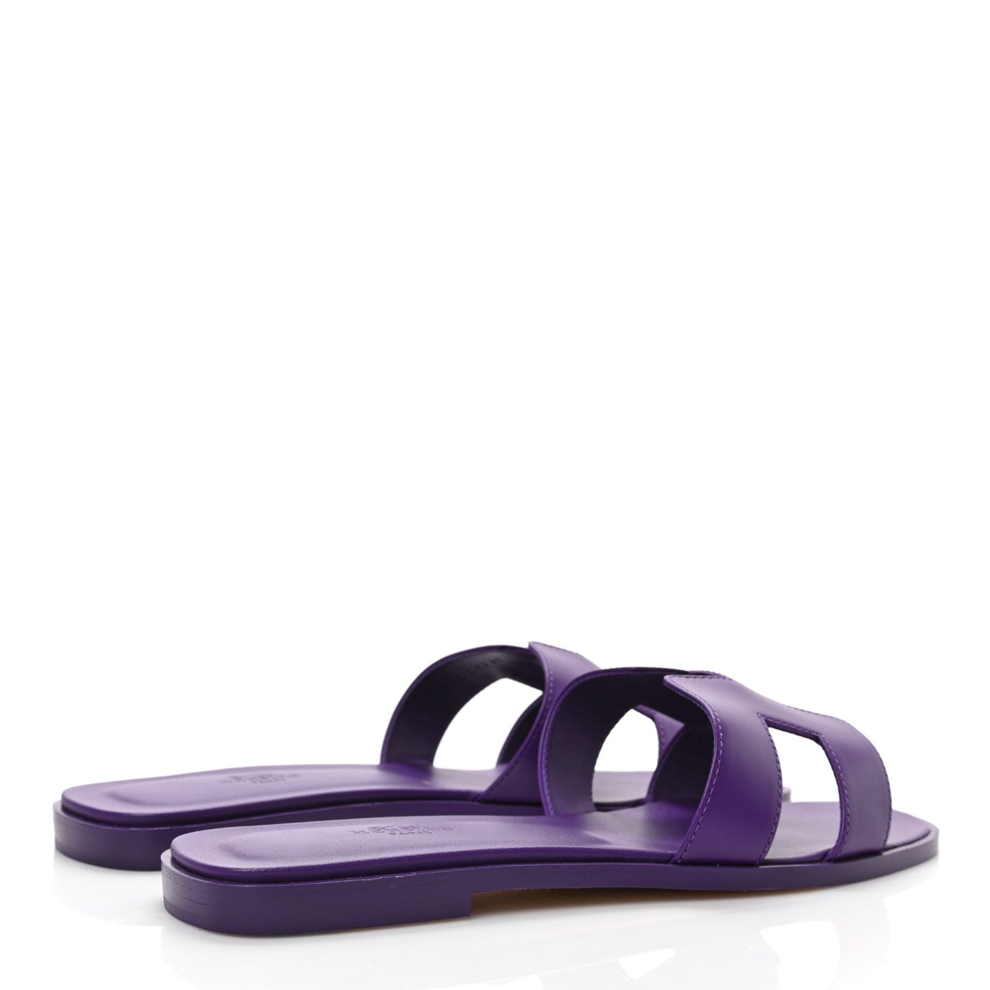 Calfskin Oran Sandals 39 Violet Majorette