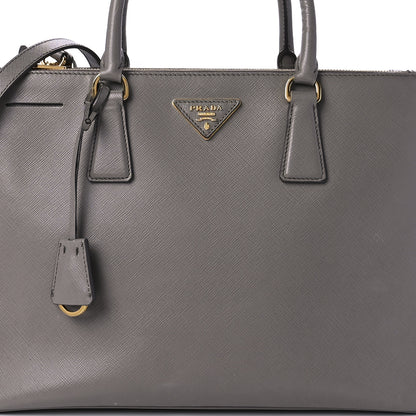 Prada Saffiano Medium Galleria Double Zip Tote Argilla 9 of 10