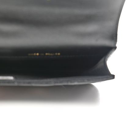 Chanel Lambskin Quilted Top Handle Flap Coin Purse With Chain Black 5 of 10
