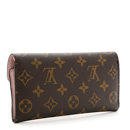 Louis Vuitton Monogram Josephine Wallet Rose Ballerine 3 of 10