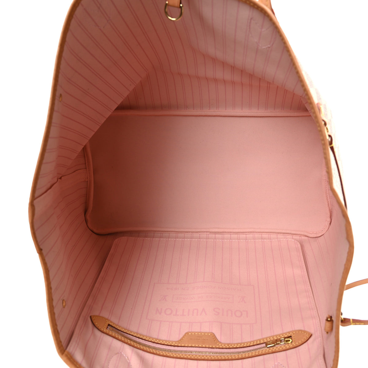 Damier Azur Neo Neverfull GM Rose Ballerine