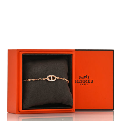 Hermes 18K Rose Gold Diamond PM Farandole Bracelet SH 4 of 4