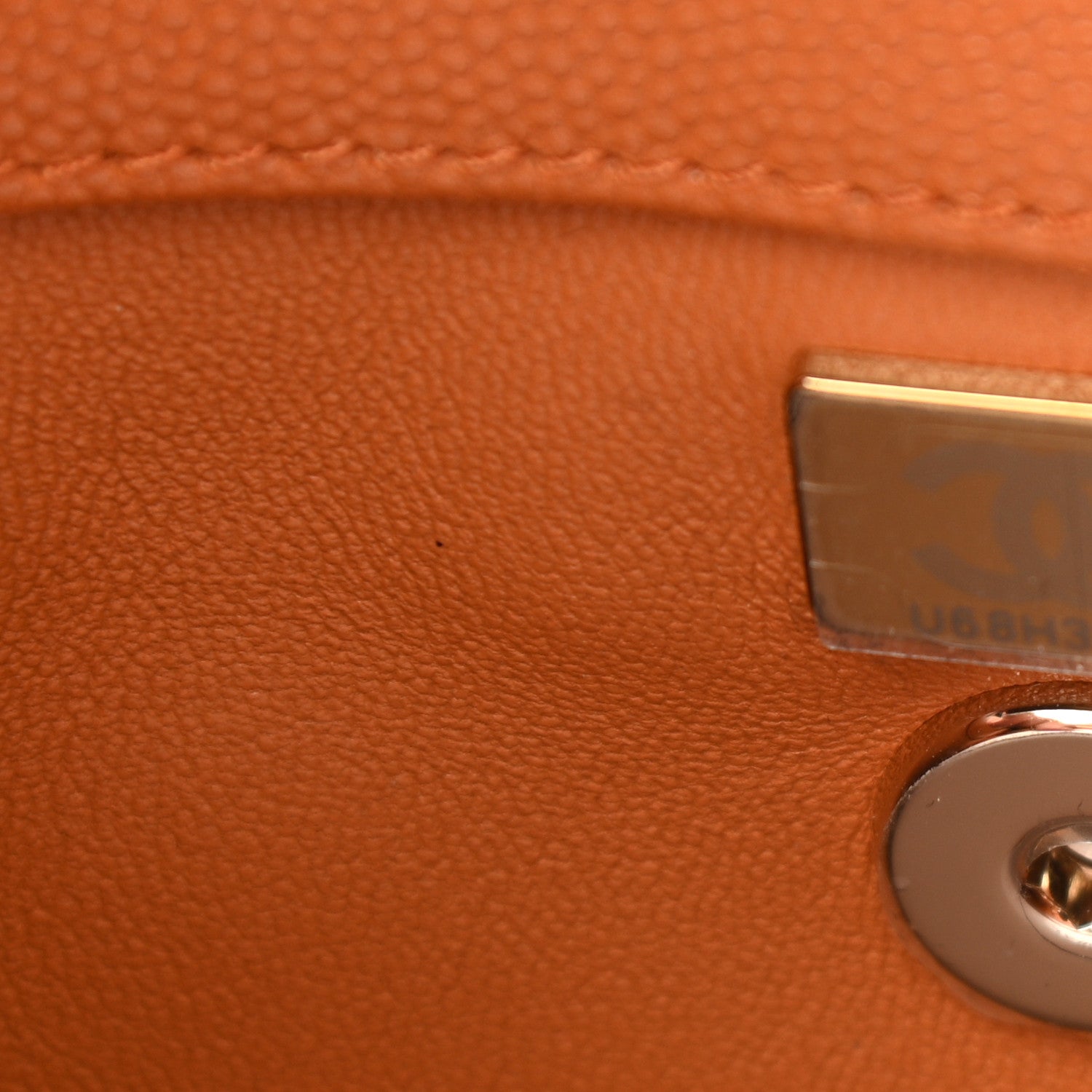 Chanel Caviar Quilted Mini Coco Handle Flap Brown 7 of 11