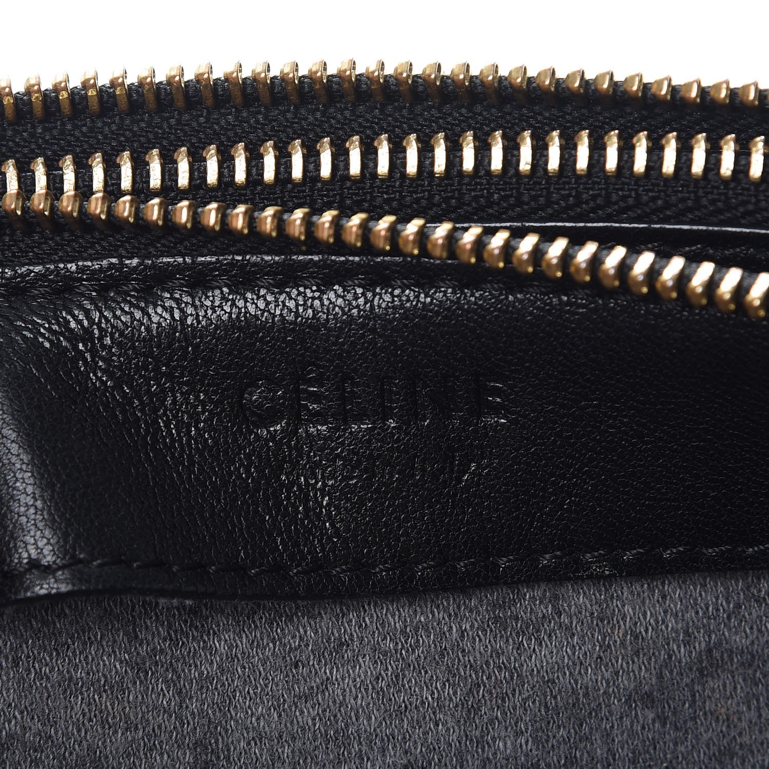Celine Lambskin Small Trio Crossbody Bag Black 9 of 18
