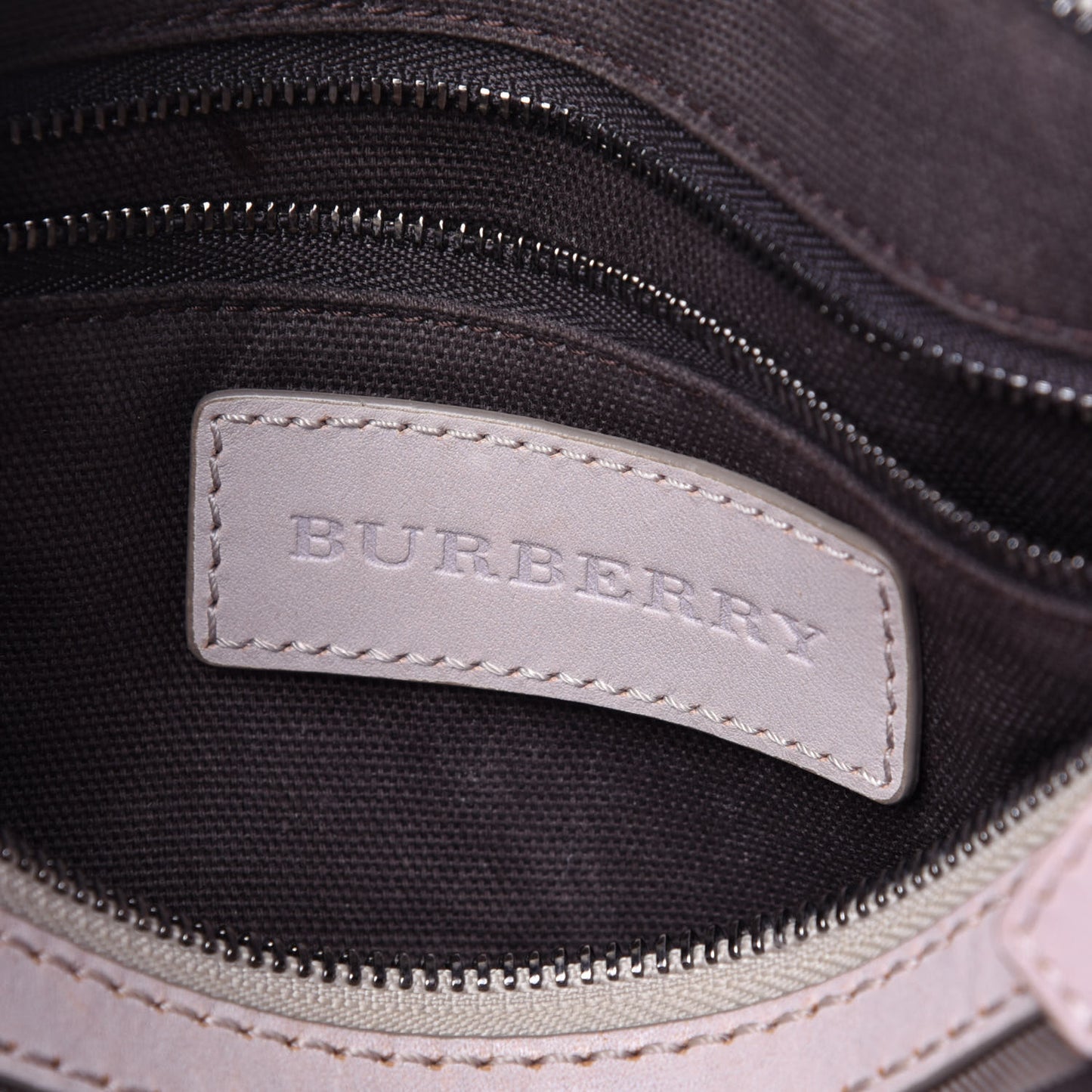 Smoked Check Small Chester Bowling Bag Purple