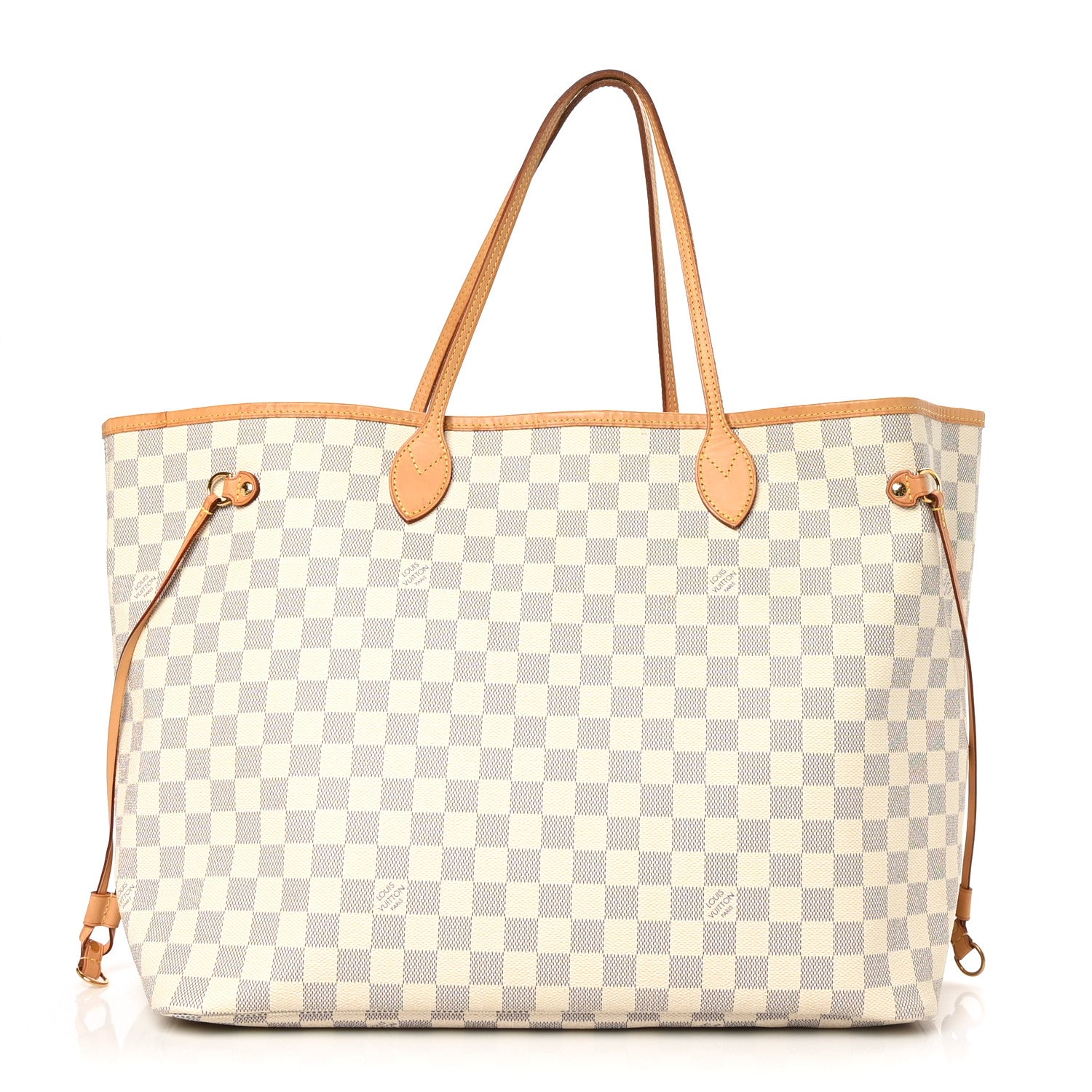 Louis Vuitton Damier Azur Neo Neverfull GM Rose Ballerine 1 of 9