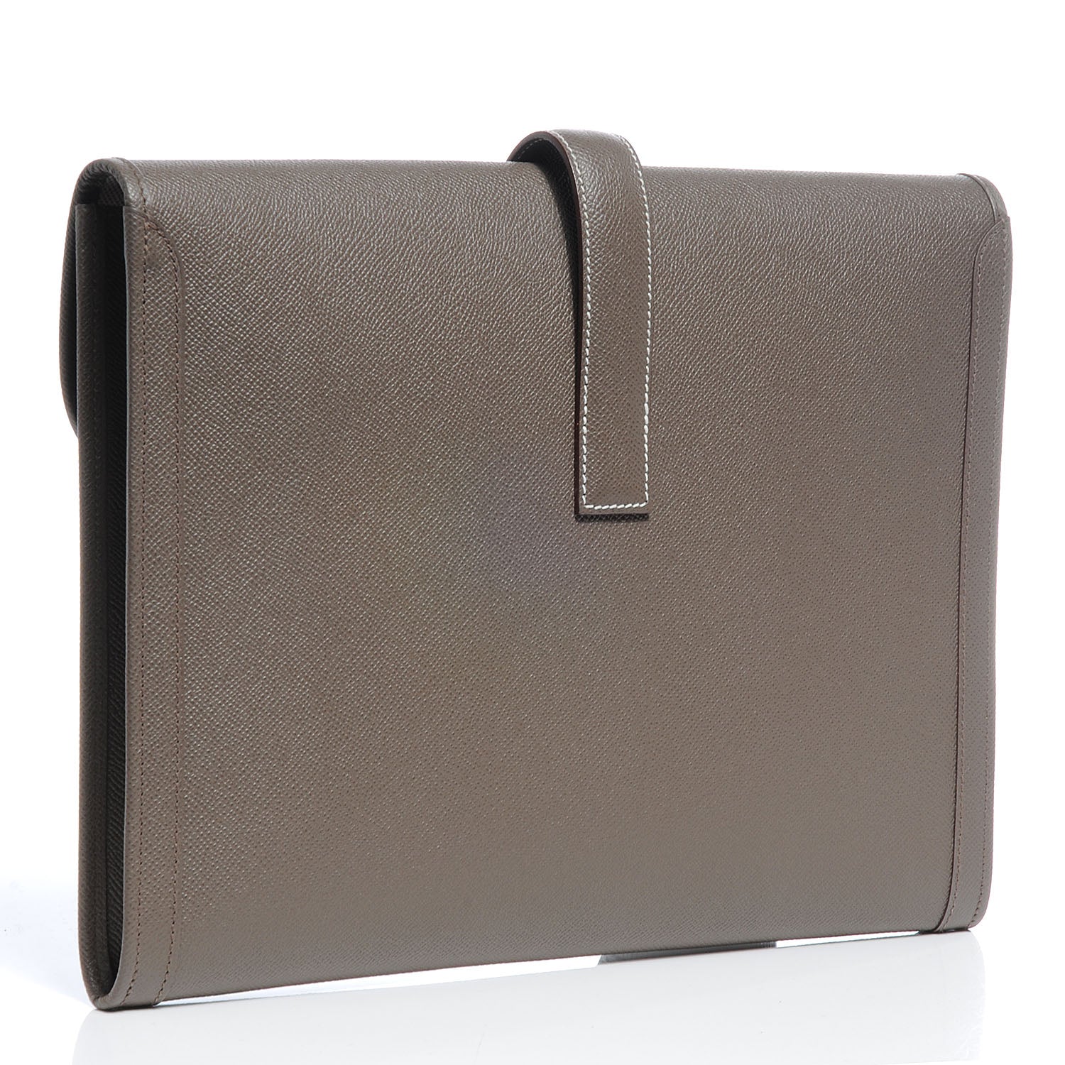 Hermes Epsom Jige 34 GM Clutch Etoupe 3 of 8