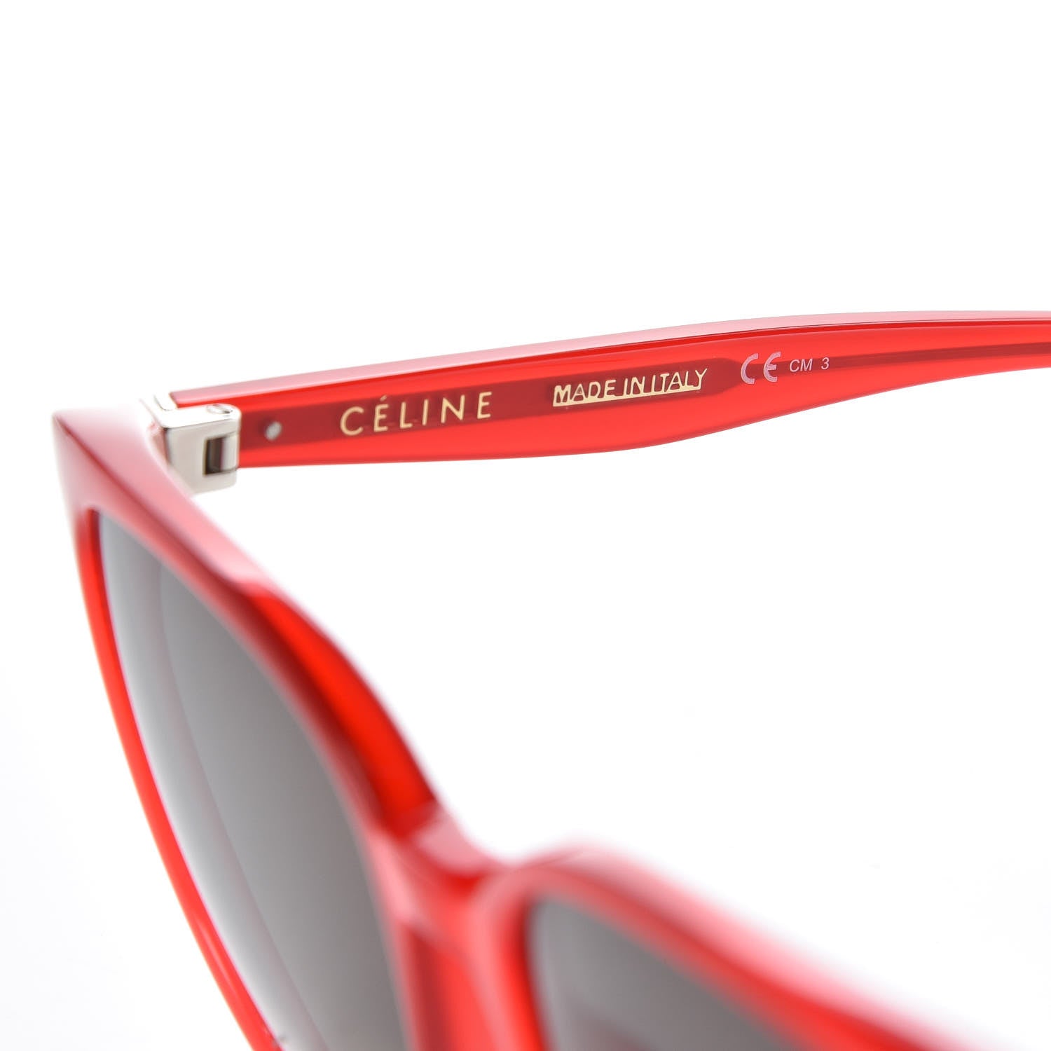 Celine Thin Mary Sunglasses CL 41068/S Red 5 of 7