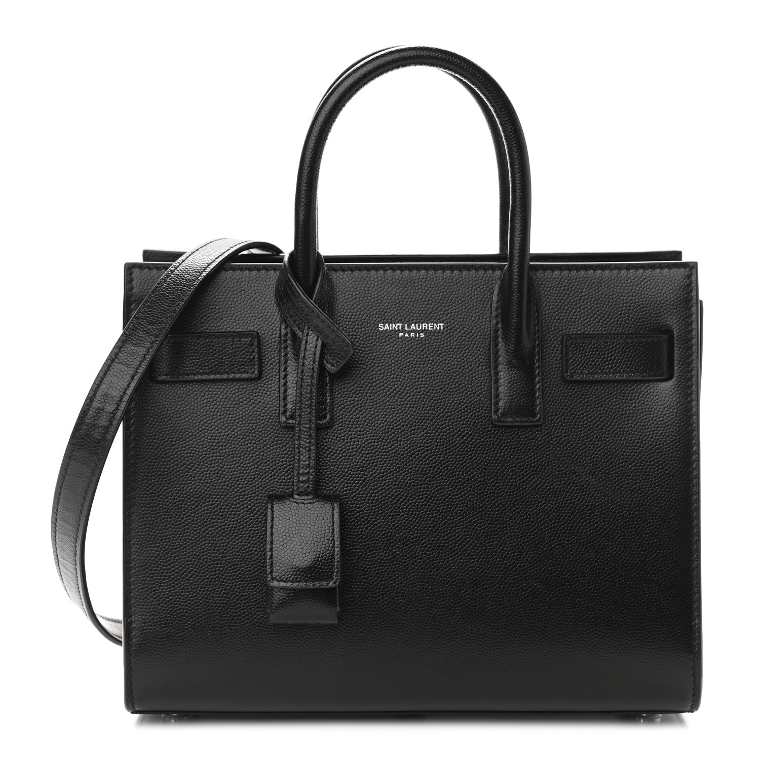 Saint Laurent Grain De Poudre Nano Sac De Jour Black 1 of 11