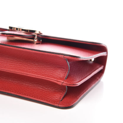 Gucci Dollar Calfskin Small Interlocking G Shoulder Bag Red 9 of 9