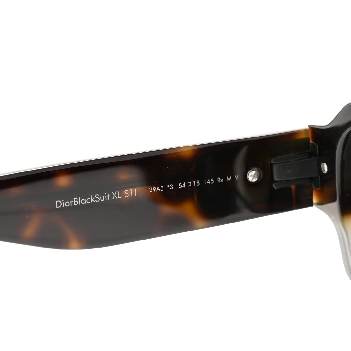 Oblique DiorBlackSuit XL S1I Sunglasses Tortoise