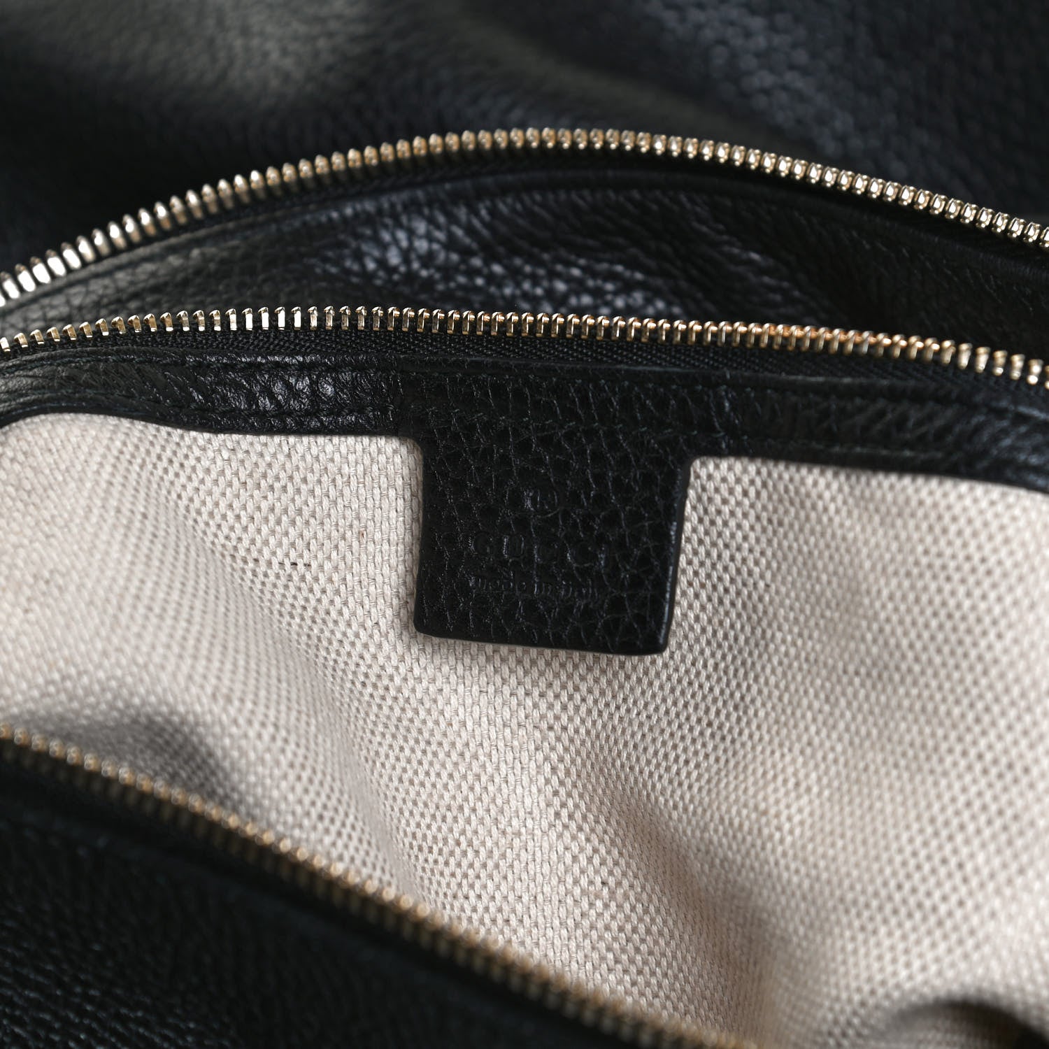 Gucci Pebbled Calfskin Large Soho Hobo Black 6 of 15