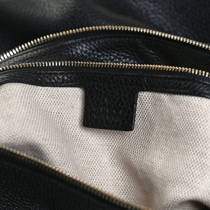 Gucci Pebbled Calfskin Large Soho Hobo Black 6 of 15