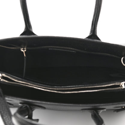Saint Laurent Grained Calfskin Small Sac De Jour Black 5 of 11