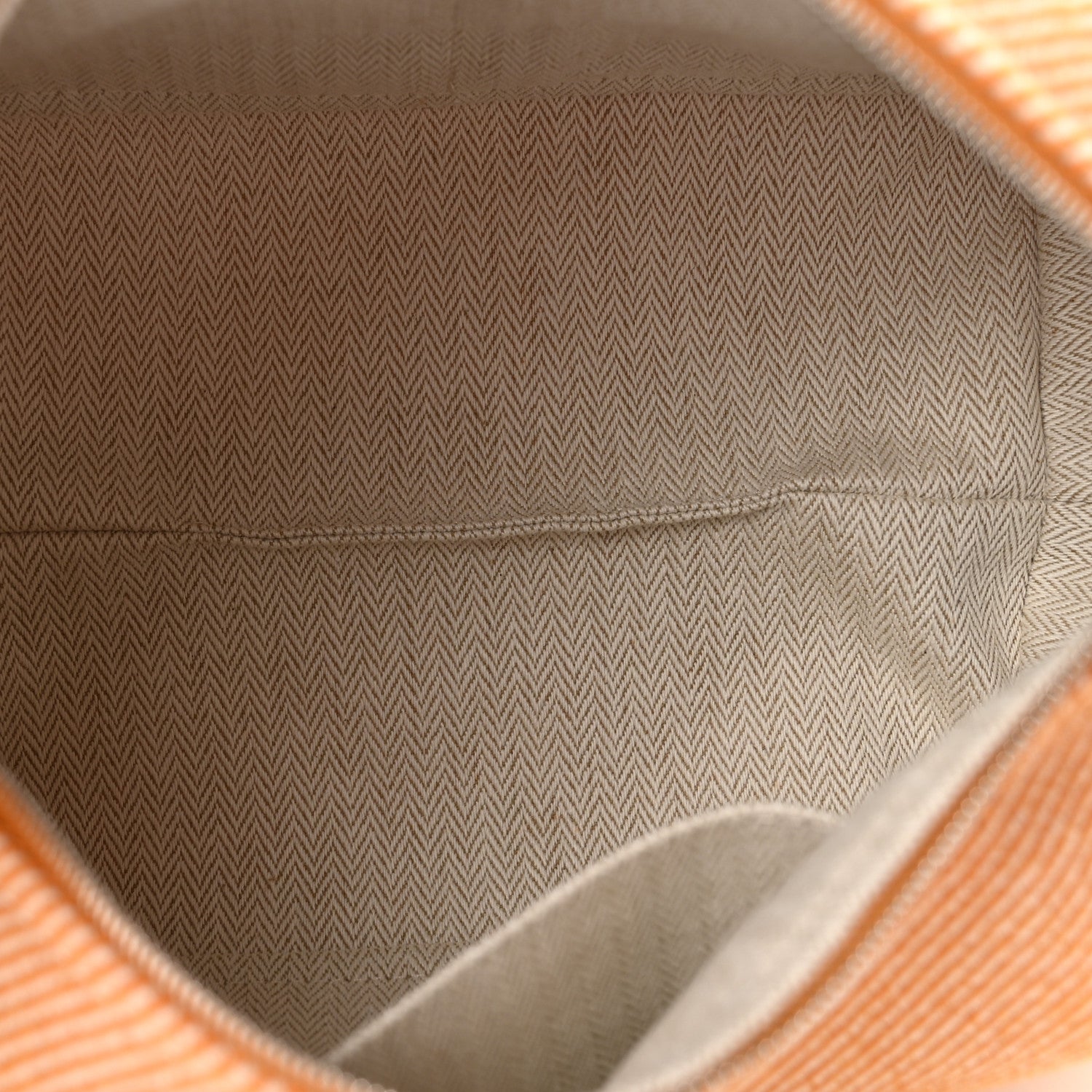 Hermes Merino Wool Small Au Carre Bride-A-Brac Pouch Fauve 4 of 7