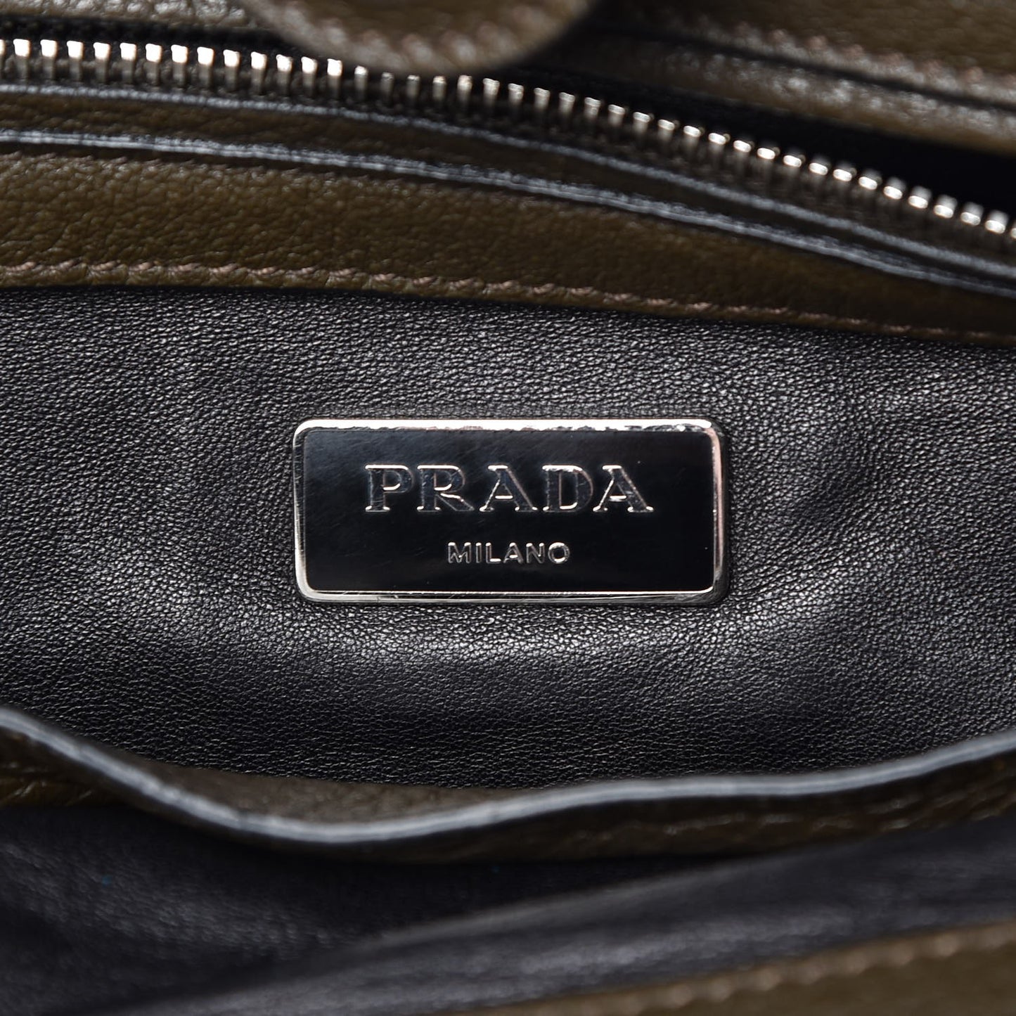 Cervo Deerskin Twin Pocket Tote Militare