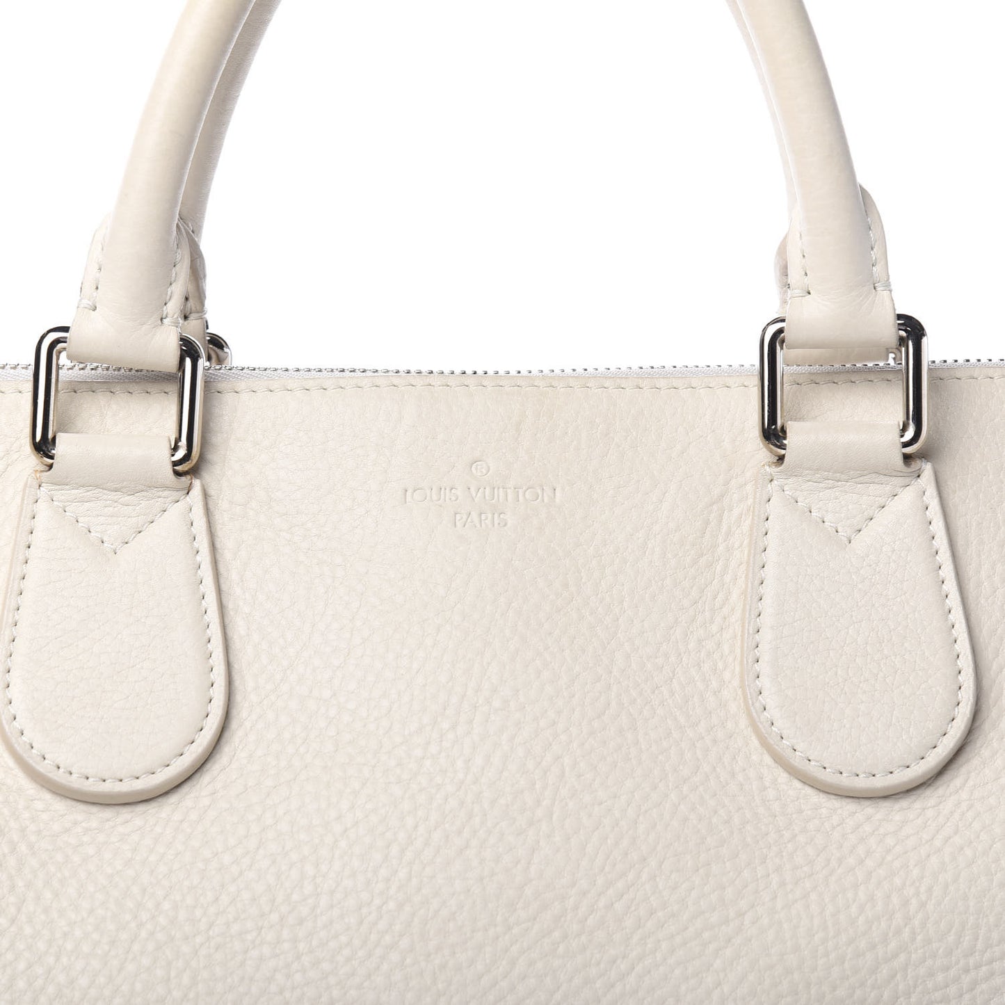 Calfskin Cabas Naxos White