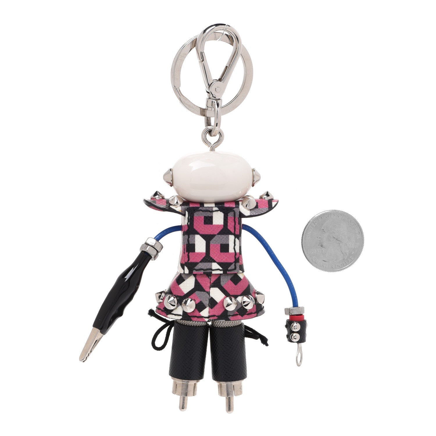 Prada Nancy Robot Trick Keychain 2 of 3