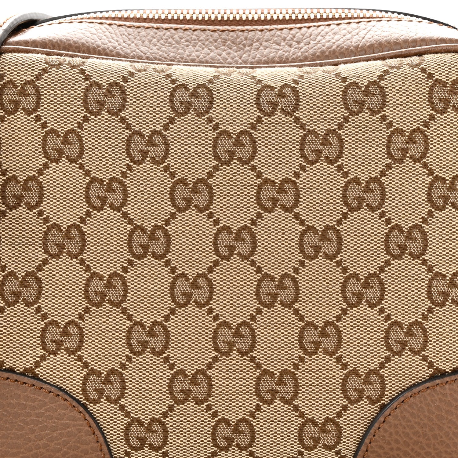 Gucci Monogram Mini Bree Messenger Bag Beige Tabacco 8 of 10