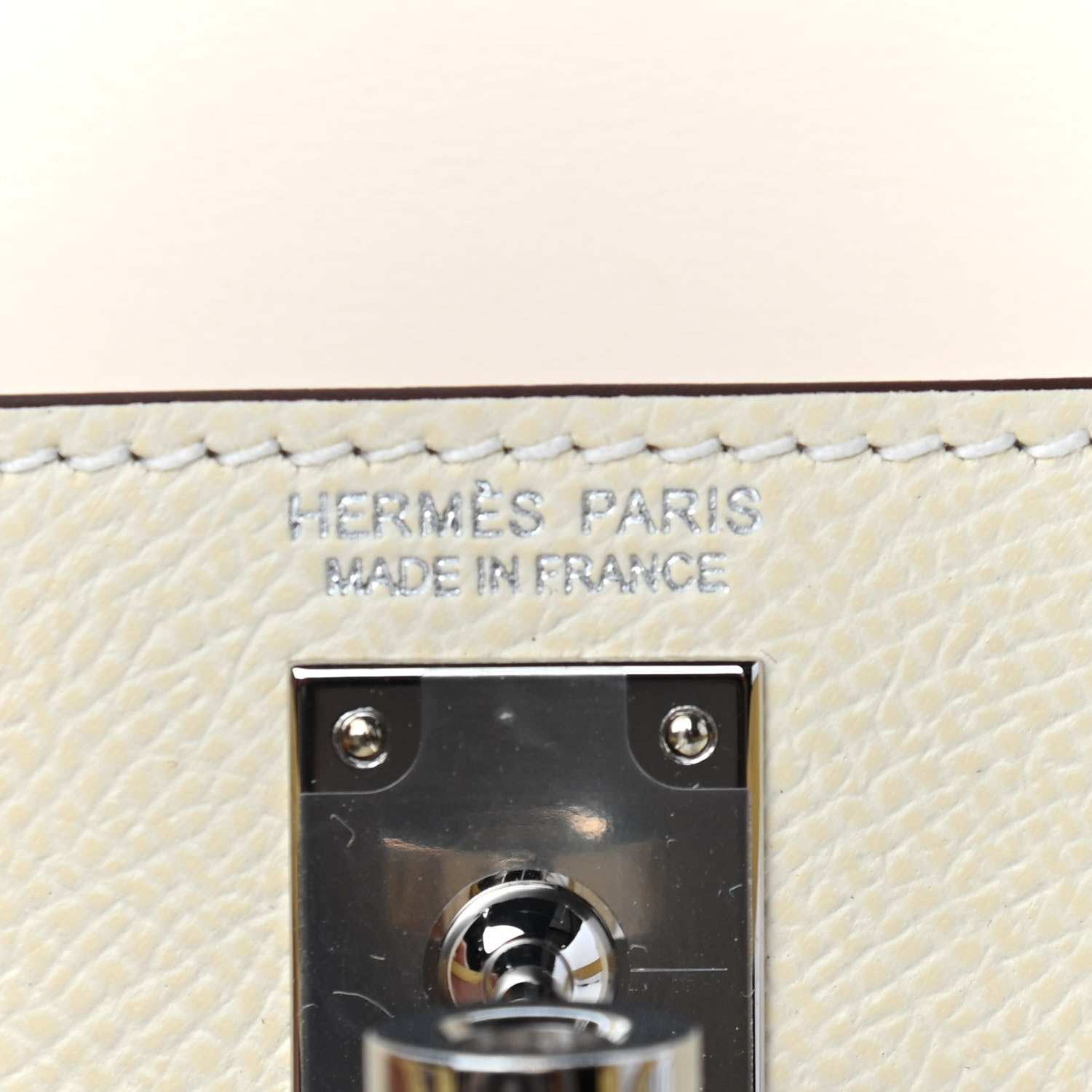 Hermes Epsom Mini Kelly Sellier 20 Nata Jaune Poussin Sesame 6 of 12